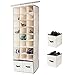 Hanging Shoe Organizer For Closet 27 Pocket Storage Shoes Hanging Rack Holder Over Rod Hanger Caddy For Bedroom Closets Fabric Racks Organizers 48