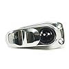Pactrade-Marine-Boat-2-Prong-Chrome-Stern-Light-Pole-Base-Sliding-Socket-Plug-In