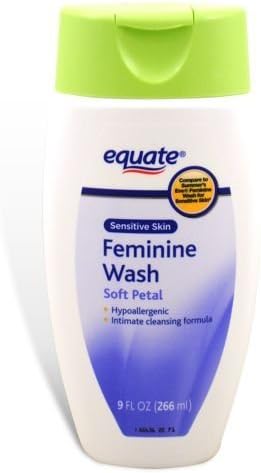 Equate - Feminine Wash, Sensitive Skin, Soft Petal, 9 oz (Compare to Summer's Eve)