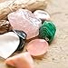 Premium Quality Crystals for Love and Relationships / 11 pc Crystal Healing Set - Rose Quartz, Pink Aventurine, Malachite, Pink Agate, Fuchsite, Pink Opal, Rhodonite & More + Info Guide/Gift Ready