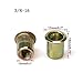 URBEST® 50Pcs Steel Rivet Nut Rivnut Insert Nutsert 3/8-16