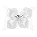 Super Z Outlet Silk Fabric Flower Mini Rose Petals for Weddings - 1000 Pieces - White