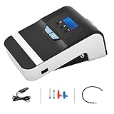 Fahren 12V DC Portable Air Compressor Pump Digital Tire Inflator with Emergency LED Lighting for Car, Truck, Bicycle, Basketball