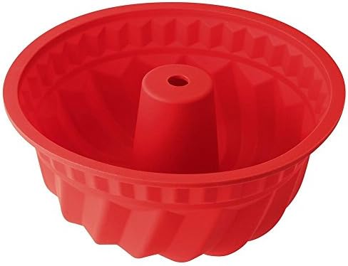DROVE Silicone Round Cake Mould Baking Tool Chiffon Cake Mold - Red