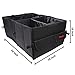 WawaAuto Multipurpose Portable Cargo Storage Bag with Removable Hard Botton, Non Slip Bottom Strips To Prevent Sliding, Leak Proof Trunk Organizer For SUV