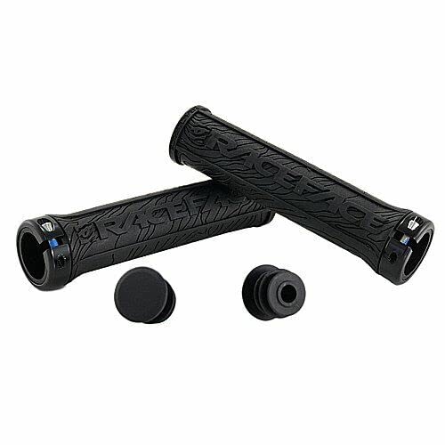 Race Face Half Nelson Lock-on Grips, Black, 29mm, 96g, Bicycle, Rubber