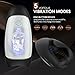 Penis Training Sex Toys Male Masturbator, Heated Treediride Liquid Silicone Adult Toys Pulse 5 Vibrations Glans Stimulator with Intelligent Waterproof Heating Function for Prolonging Sexual Endurance