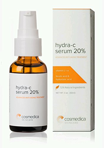 VITAMIN C SERUM 20%, Vitamin C E + Ferulic Acid , Hyaluronic Acid Serum -72% Natural Extracts and Organic Ingredients, Best Anti-Aging Serum , Hydra C Serum, 2 Ounce (2 ounce) VITAMIN C SERUM 20%, Vitamin C E + Ferulic Acid , Hyaluronic Acid Serum -72% Natural Extracts and Organic Ingredients, Best Anti-Aging Serum , Hydra C Serum, 2 Ounce (2 ounce)