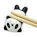 Popculta Cute Panda Chopsticks Rest Dinner Spoon Stand Knife Fork Holder (Set of 3)