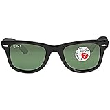 Ray Ban Wayfarer Polarized Sunglasses 2140 (Black Frame Crystal Green 50mm)