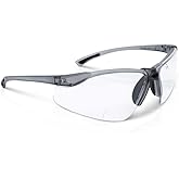Sellstrom XM340RX Safety Glasses with Readers - Wraparound Bifocal Eyeglasses for Men/Women - ANSI Z87.1