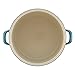 Paula Deen Enamel on Steel Stock Pot/Stockpot with Lid, 12 Quart, Gulf Blue Speckle