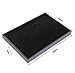 Homeanda Black 20 Hooks Velvet Necklace Case Pendant Tray Chain Display Showcase Organizer Case for Fair Counter