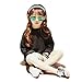 CMK Trendy Kids Mirrow Lens Cateye Sunglasses For Girls Teen Classic Style