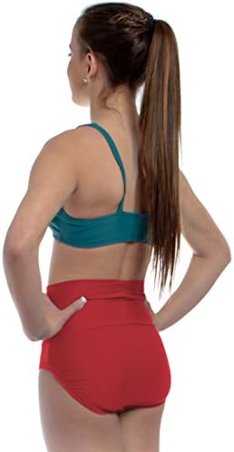 Girls High Waisted Brief Child and Kid Sizes Can Be Worn As Trunks Shorts Underpants and Performance Dancer Bottoms by B Dancewear