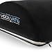 Modevate Ergonomic Desk Foot Rest Cushion for Office or Home, Black, MO-001