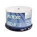 PlexDisc 633-214 25 GB 6X Blu-ray White Inkjet Printable Single Layer Recordable Disc BD-R, 50-Disc Spindle primary