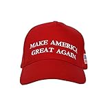 Make America Great Again Donald Trump Baseball Cap Hat (Red Flag Classic)