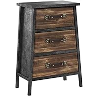 4D Concepts Urban DRAWER, Black/Grey/Natural distressed wood