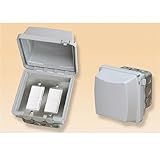 Infratech Duplex Stack Switch 14-4315 Dual Flush Mount Controller with Weatherproof Cover