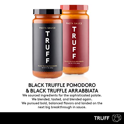 TRUFF Pasta Sauce Bundle, Black Truffle Pomodoro and Arrabbiata