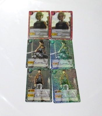 Amazon 進撃の巨人 ジーククローネ ベルトルト アニ ユミル 6枚セット アニメ 萌えグッズ 通販