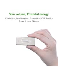 Ugreen extensor HDMI Amplificador de señal repetidor activo HDMI a conector HDMI hembra a hembra de hasta 150 ft Lossless Transmisión, soporta 1080P