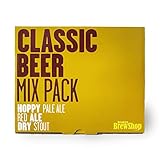 Brooklyn Brew Shop BU3CMP Classic 3 Pack Beer Making Refill Ingredient Mix Bundle, 1 Gallon, Hoppy Pale Ale, Red Ale & Dry Stout