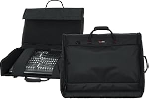 Gator Cases Padded Large Format Mixer Carry Bag; Fits Mixers Such as Behringer X32 Compact |26" x 21" x 8.5" (G-MIXERBAG-2621