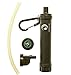 Survival Hax Water Filter Straw with .1 Micron Purifier for Camping & Hiking (Green)