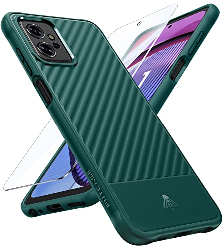 FNTCASE for Motorola Moto-G Power-2023 Case: Slim Thin Soft TPU Protective Case | Full-Body Shockproof Drop Protection Durable Cell Phone Cover for Moto G Power 5G 2023 6.5 Inch Pine Green