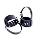 Aaijia Womens Double Ankle Connection High Heels Fixed Lacing Adjustable Black Leather Belt Arm Sport Tactics Suit (Padlock 4 Pieces) (Black)