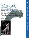 Effective C++: 50 Specific Ways to Improve Your Programs and Design (2nd Edition) (Addison-Wesley Professional Computing) cover