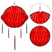 Bememo 3D Chinese New Year Dragon Garland Hanging Decoration (2 Pieces, 4.92 Feet with Lantern)