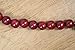 Burgundy Cranberry Wooden Bead Garland-This Cranberry Color Christmas Garland is Made of Wood Beads so it can be Used Year After Year by Factory Direct Craft