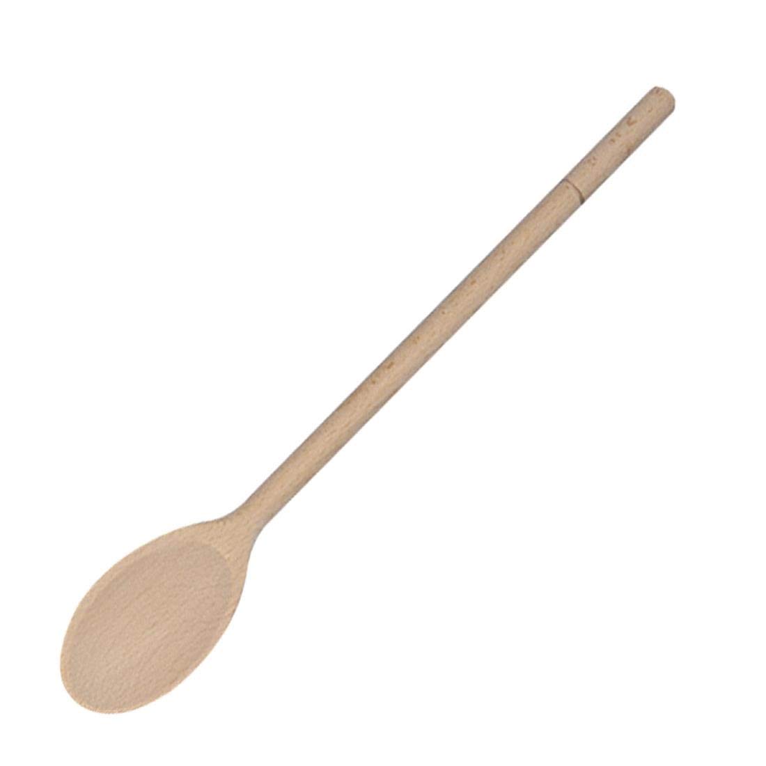 Vogue Wooden Spoon 255mm / 10" - Round Ended, High Heat Resistance D649