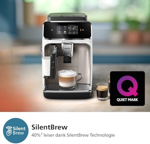 Kaffeevollautomat LatteGo 2300 Serie, Weiß, 4 Spezialitäten