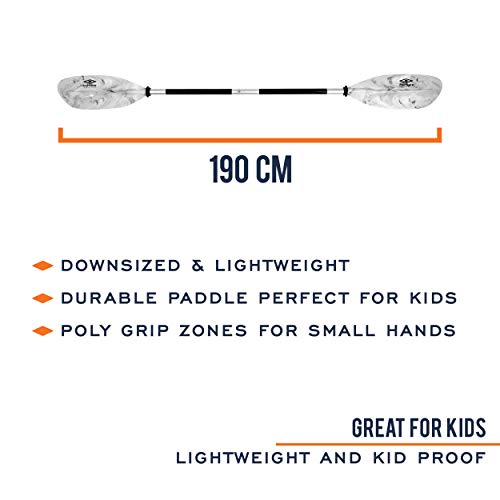Carlisle Kids Saber Touring Kayak Paddle (Cloud, 190 cm)