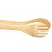 Bamboo Salad Tongs By Neet - Wooden Toaster Tongs | Easy Grip Lightweight Handle | 100% Natural Organic Bamboo Kitchen Cooking Tongs