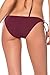 Becca by Rebecca Virtue Women's Loop Tie Side Brazilian Bikini Bottom