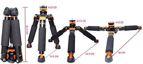 image for Koolehaoda Mini Tripod & Three Feet Support Stand with 1/4-3/8