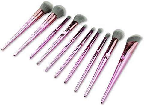 Professional Makeup Brushes 10 PCS Makeup Brush Set Premium Synthetic Foundation Brush, Eye Shadows Make Up Brushes Kit