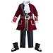 Disney Captain Hook Costume Kids Size 4 Multi