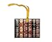 Jane Austen Novels Glass Christmas Ornament