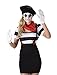 Mime Costume Set - Halloween Womens French Artist Circus Lady, Small