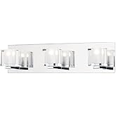 ET2 E32033-18PC Blocs LED Building Blocks Bath Vanity Wall Mount, 3-Light 6.6 Total Watts, 5" H x 20" W, Polished Chrome