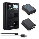 Powerextra 2X NP-W126 Battery & LCD Charger Compatible with Fujifilm X100F X-A10 X-A7 X-A5 X-A3 X-A2 X-A1 X-E2 X-E2S X-Pro1 X-Pro2 X-Pro3 X-T1 X-T2 X-T3 X-T10 X-T20 X-T30 X-T100 X-H1 FinePix HS50EXR