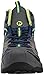 Merrell unisex-child Capra Mid Waterproof Hiking Boot, Grey/Blue, 6 M US Big Kid