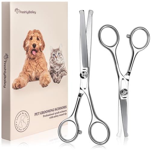 Freshly Bailey Pet Grooming Scissors Set