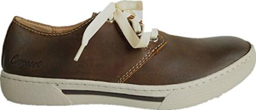 Cosycost Oxfords real Leather Running Shoes Breathable Casual Sports Shoes Fashion Sneakers Walking Shoes men's Oxfords Leather athletic Shoes 015M (10.5, Brown)